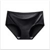 810 Ropa interior sin costuras de Seda de Hielo para mujer, delgada, de algodón puro, transpirable, sexy, calzones de cintura alta al por mayor