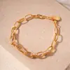 Pulsera de Cadena Geométrica de Circonita Transfronteriza Europea y Americana Simple de Moda Joker Pulsera Lujo Ligero Joyería de Gama Alta Venta al por Mayor para Mujeres