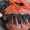 50.6m cm Accesorios para Disfraces de Baile Latino Partes de Linterna Fleco Encriptado Borla Ancha Borla Étnica Encaje