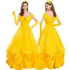 La Bella y la Bestia cosplay Vestido de Princesa Bella Vestido de Princesa Bella cosplay Ropa Mujer