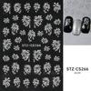 Ano Novo Novos Adesivos de Nail Art Ano Novo Laço da Fortuna Vermelho Festivo Hello Kitty Estrela Cabeça de Maçã Adesivos de Unha