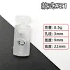 Bolsita de Plástico Transparente Personalizada con Dos Agujeros para Botón Cuerda para Vestir Hebilla de Resorte Nariz de Cerdo Zapatos Sombrero Ajustador Elástico