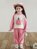 Moletom Raglan Estampado Fofo da Moda Qiu Duo Meng para Meninas 2026 Novo Estilo Primavera e Outono Top Estiloso de Desenho Animado para Crianças
