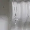 Colar Vintage Novo de Cogumelo Mágico Feminino Design de Nicho Sentido de Design Pingente de Cogumelo Estilo Frio Único Corrente para Clavícula
