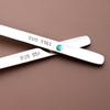 Cuchara para raspar barro para niños al por mayor de fabricantes, cuchara de acero inoxidable, cuchara para cavar puré de frutas para bebés, cuchara para bebés 304, vajilla para niños