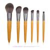 Directo de fábrica nuevo 6 original mango de madera set de brochas de maquillaje ángulo agudo brocha para polvos patente belleza maquillaje herramientas de maquillaje