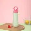 Taza con Forma de Pétalo de Aspecto Elegante, Creativa y de Moda, Taza Portátil, Asa de Anillo, Taza Termo Linda, Taza de Agua para Deportes