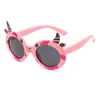 Gafas de Sol Polarizadas para Niños de Silicona Ecológicas al por Mayor Alta Calidad Tpee Lindos Dibujos Animados Gafas de Sol para Bebés Gafas de Sol