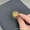 Nuevo anillo de cristal de circonita Swaro moda personalidad anillo de incrustación de piedra original suministro en vivo al por mayor nicho