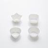 Molde de Silicona para Magdalenas 7cm Redondo Forma de Estrella Forma de Corazón Cuadrado Bandeja para Postres Tarta Molde para Tazas de Pastel Herramienta para Hornear