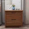 Mesita de noche de madera maciza de nogal mini 40, armario de almacenamiento de estilo chino moderno y simple, armario de almacenamiento de mesita de noche para dormitorio, completamente ensamblado