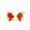 Nueva llegada dragón rico sosteniendo collar de dragón rico cuerda roja pulsera año del dragón año zodiacal suerte regalo de Año Nuevo para novia