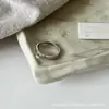 Anel Aberto Letra para Mulheres, Joia de Nicho de Alto Padrão, Anel de Personalidade de Luxo Leve, Anel Aberto Versátil de Moda Exquisito