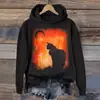 Suéter de Halloween Venta Caliente Transfronteriza Mujer Primavera Nuevo Estampado Chaqueta Casual Tendencia Sudadera con Capucha Mujer Al por Mayor