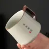 Taza de té Ru kiln con tapa, taza individual en caja de regalo, adecuada para uso personal en casa, regalo de empresa, se puede personalizar con logo
