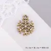 Pingente de Acessórios Floco de Neve Transfronteiriço com Diamante Simples Estilo Europeu e Americano Liga de Zinco Acessórios DIY Acessórios Chaveiro de Roupas