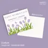 2025 Tarjeta de Felicitación Nuevo Festival de la Diosa Tarjeta del Festival de la Mujer Tarjeta de Mensaje Simple Floristería Floristería Floristería Pastelería Personalización