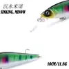 Cebo Mino biónico de 8 colores sumergible 10cm/11.8g Cebo Luya pesca en el mar pico fabricantes transfronterizos