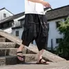 Pantalones Cortos de Verano para Hombre con Pliegues Irregulares, Delgados, Talla 8XL, Cálidos, Tallas Grandes, Estilo Chino, Holgados, Pierna Ancha, para Uso en Exteriores