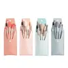 Kit de Pincéis de Maquiagem Mini 8 Peças Venda Quente Transfronteiriça Morandi Portátil Cerdas Macias Ferramentas de Maquiagem Kit de Maquiagem para Iniciantes
