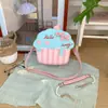 Bolso de Mano con Cadena Estilo Lolita Japonés, Mochila con Forma de Pastel de Crema para Niñas, Bolso Exquisito y Moderno