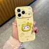 Soporte para Anillos Gato Dopamina Adecuado para Funda de Teléfono Móvil Apple 17Promax Iphone15 Lindo Dibujo Animado 16 Mujer