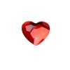 2022 Arte de Uñas Pedrería en Forma de Corazón Base Plana Corazón Melocotón 3*3.5 Pedrería Brillante Mini Femenino DIY Uñas Decoraciones de Pedrería de Cristal Iridiscente