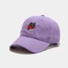 Sombrero estilo japonés para mujer, gorra de béisbol de estilo fresco, estilo coreano, gorra bordada de dibujos animados con fruta de fresa, parasol para hombre, gorra curva
