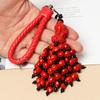 Llavero Colgante Creativo para Coche Frijol de Acacia Natural Frijol Rojo Bodhi para Hombres y Mujeres Regalo de Atracciones Turísticas Venta al por Mayor