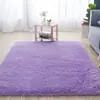Dropshipping Transfronteiriço de Tapetes e Capachos de Pelúcia Longa Tingidos com Gravata de Seda para Sala de Estar, Quarto e Cabeceira; Resistentes a Manchas e Fáceis de Cuidar