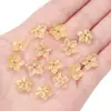 13X12mm Contas de Vidro com Pó Dourado Gradiente Contas Soltas Material para Pulseira Colar DIY Feito à Mão Acessórios