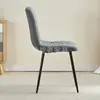 Silla de recepción para sala de conferencias de hotel personalizada con respaldo de cojín suave simple, silla de recepción y reunión de hotel, silla de comedor