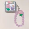 Adecuado para auriculares i5 earfree de arena de agua débil, set de auriculares, colgante de flor diy de dibujos animados, pulsera de funda suave bluetooth inalámbrica