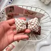 Nuevo Color Café Estéreo Relleno de Algodón Tela de Cuadros Lazo Hecho a Mano Accesorios para el Cabello Materiales Ropa Zapatos y Calcetines Accesorios