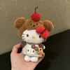 Auténtico Peluche de Dibujos Animados Sanrio Hello Kitty Bolsa Decoración Colgante Llavero Colgante