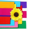 Papel crepé de color, papel frotado a mano, embalaje de flores, ramo de papel plisado, rosas de bricolaje, materiales para hacer papel hecho a mano