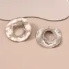 Molde de Acero Geométrico Circular Transfronterizo Moldeo a Presión Aleación Ecológica Tendencia de Moda Lujo Ligero Temperamento Metal Pendientes para Mujer Pendientes