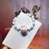 Pulseira Kulomi Sanrio de Cristal Acrílico Infantil Joia de Desenho Animado para Viagem Joker
