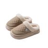 Pantuflas de Algodón para Mujer 2025 Nuevo Otoño e Invierno Pareja Hogar Antideslizantes Zapatos de Algodón con Felpa Engrosada Cálidos Impermeables Zapatos de Maternidad