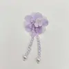 En Stock Organza Bordada Hecha a Mano Mariposa Flor Tridimensional Borla Hanfu Accesorio para el Cabello Sombrero Zapato Flor Accesorio Decorativo