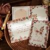 Sobre para Tarjeta de Felicitación Mariposa Rosa Estilo Simple de Alta Gama Carta Manuscrita Carta de Amor Confesión Árbol Creativo con Patrón Estética Romántica