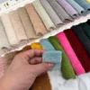 Tecido de lã de mink de coelho espesso de fábrica, pelo curto, super macio, imitação de pele de coelho, roupas, sapatos, atacado