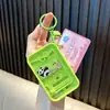 Llavero de máquina de atrapar canicas mini de mano de dibujos animados, divertida máquina de juego de canicas, juguete para aliviar el estrés, regalo para estudiantes al por mayor