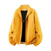 Chamarra de aviador estilo americano con cuello alto para hombre, marca de moda, otoño, estilo urbano, corte holgado, top fresco y deportivo estilo workwear
