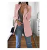 Deseo Amazon 2025 Nueva Ropa de Otoño e Invierno para Mujer Moda Europea y Americana Solapa Cardigan Delgado Chaqueta de Traje Elegante para Mujer