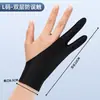 Guantes de Pintura y Dibujo de Dos Dedos para Tablets Digitales, Anti-Toque Accidental, Especializados para Adultos, Guantes Protectores Transpirables para Escribir y Dibujar