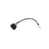 Conector Fêmea Typec2P Encaixável com Cola para Lâmpada de Mesa Porta de Carregamento Oval Soquete Fêmea Branco/Preto