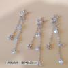 Novos Acessórios de Nail Art Natal Série Floco de Neve Zircônia Super Brilhante Luxo Leve Pingente Floco de Neve Tridimensional Strass para Unhas