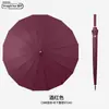 Guarda-chuva Automático Longo com 24 Varetas para Negócios com Impressão de Logo Personalizado, Guarda-chuva Dupla Face para Sol e Chuva, Atacado