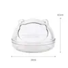 Novo Banheiro de Urso Transparente de Observação Grande Banheiro Hamster Urso Banheiro Totalmente Transparente Atacado Suprimentos para Animais de Estimação